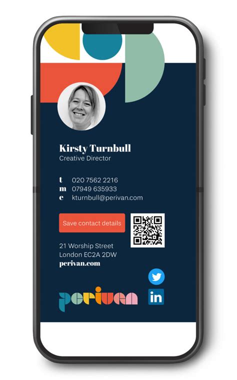 downloadable contact digital business card